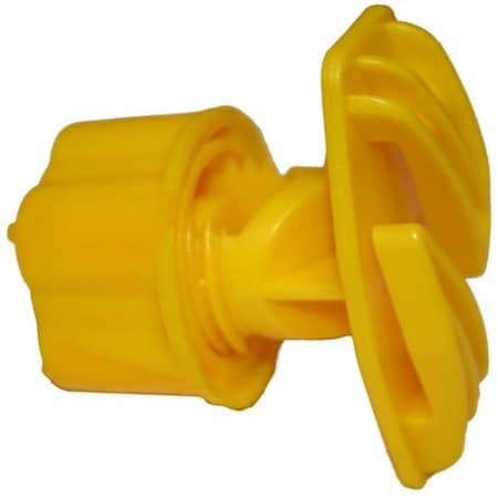 Gourmetgalley Rod Post Insulator for Poly Tape Yellow GO1639607